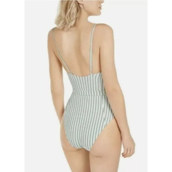 We Wore What X Onia Women’s Danielle‎ Jadette Stripe One Piece Swimsuit SZ L - Picture 8 of 8